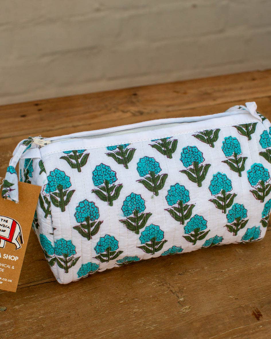 Blue Print Wash Bag