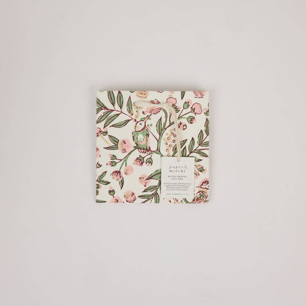 Block Printed Gift Bags Blush Refresh