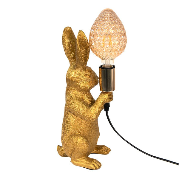 Gold Rabbit Table Lamp