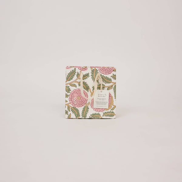 Block Printed Gift Bags Blush Refresh