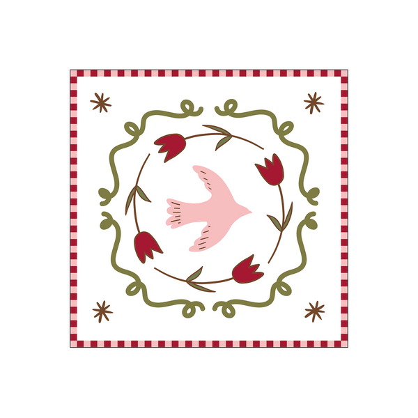 Pink Dove Paper Napkin