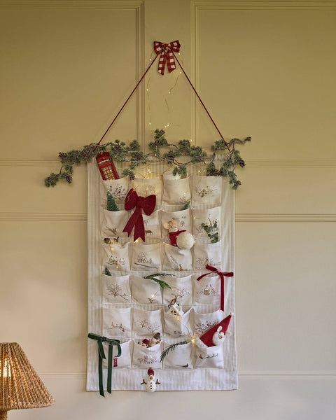 Snowy Village Fabric Advent Calendar
