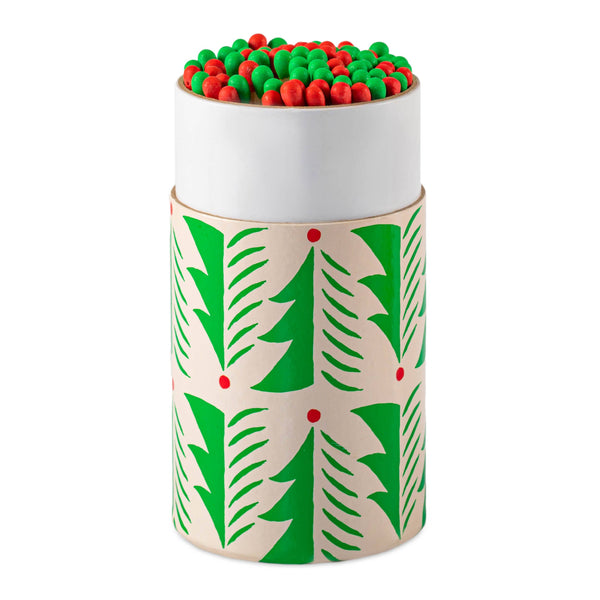Conifer Cylinder Christmas Safety Matches 🎄