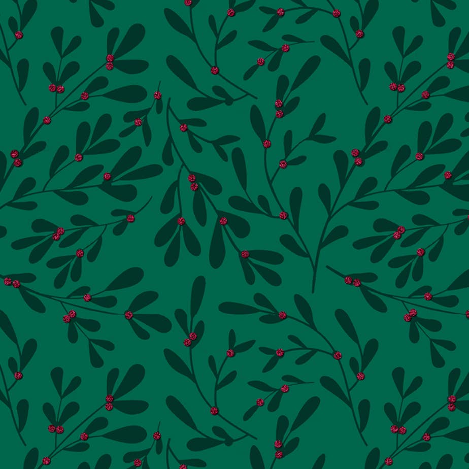 Eco-friendly Christmas Holly & Ivy Wrapping Paper Roll