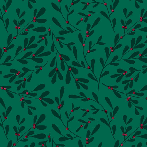 Eco-friendly Christmas Holly & Ivy Wrapping Paper Roll