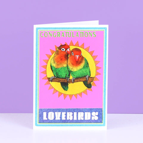 Congratulations Lovebirds  Card by Fawn and Thistle