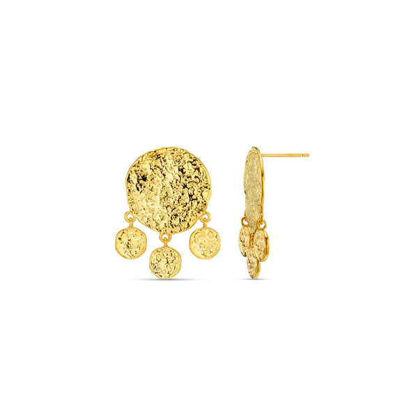 Molten Coin Shaker Earrings by Orelia
