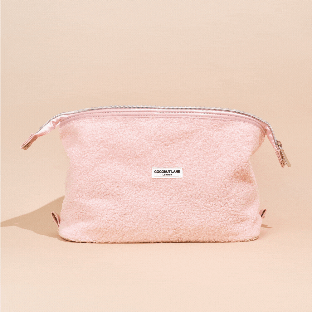 Pink Teddy Washbag