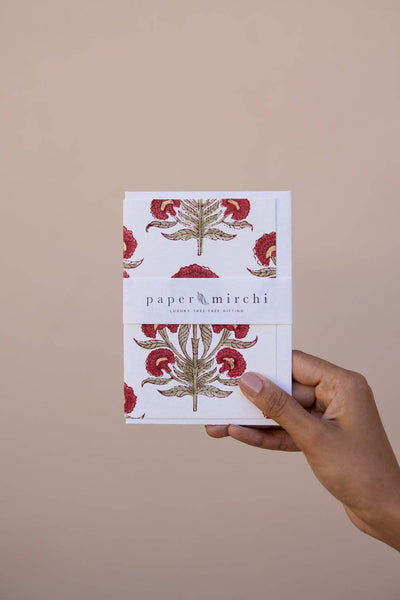 Aurora Winter Red Card