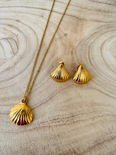 The Shell Shore Gold Plated Waterproof Necklace