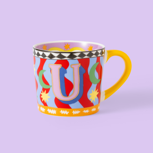 Alphabet Mugs by Eleanor Bowmer