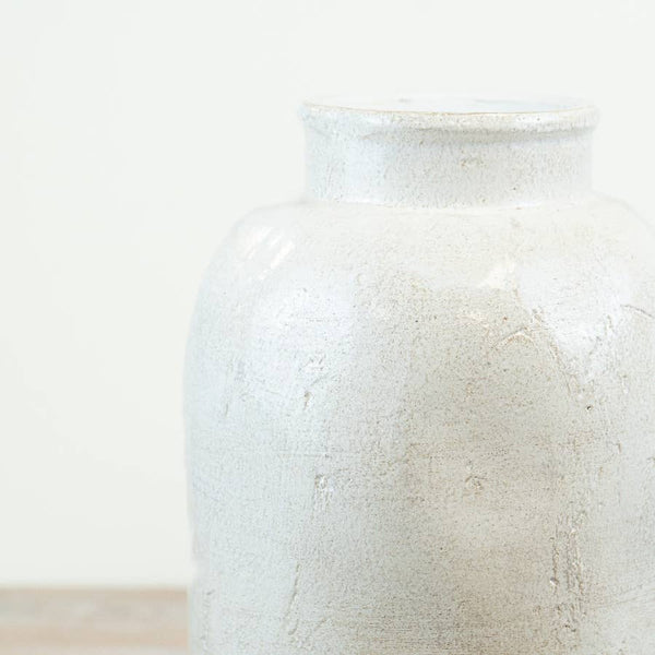 Off White Large Lumen Ceramic Vase