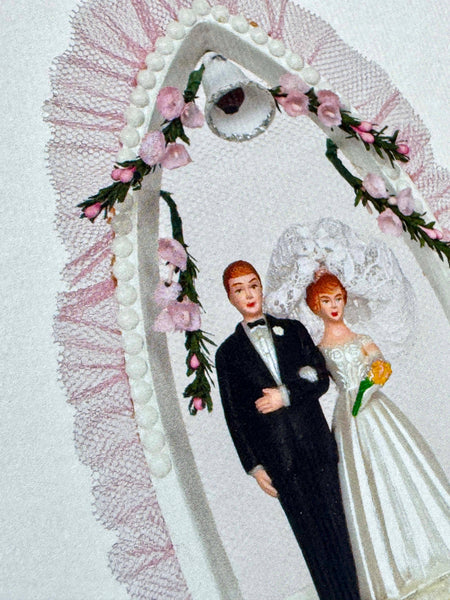 Wedding Cake Topper No.3 Greeting Card by Canonbury Press
