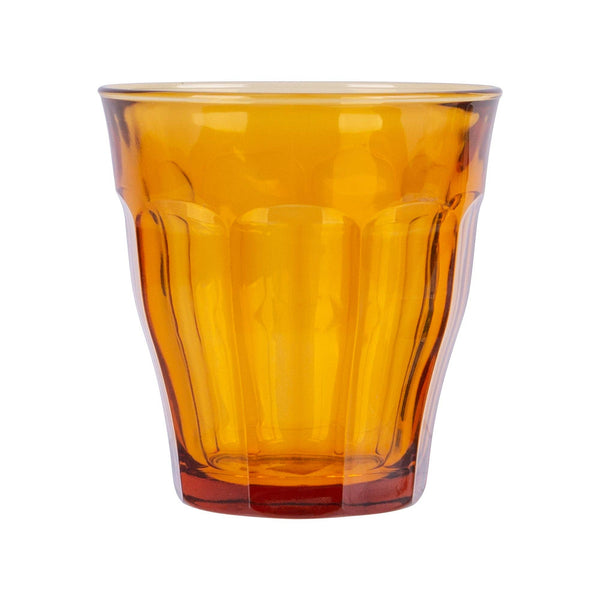Amber Duralex Picardie Glass Drinking Tumbler