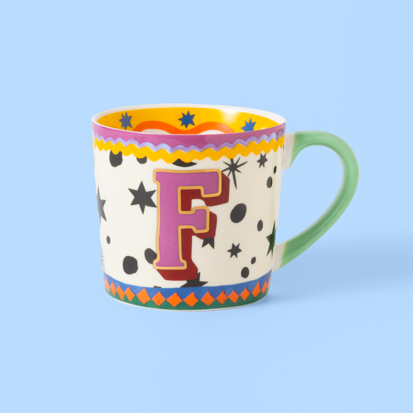 Alphabet Mugs by Eleanor Bowmer