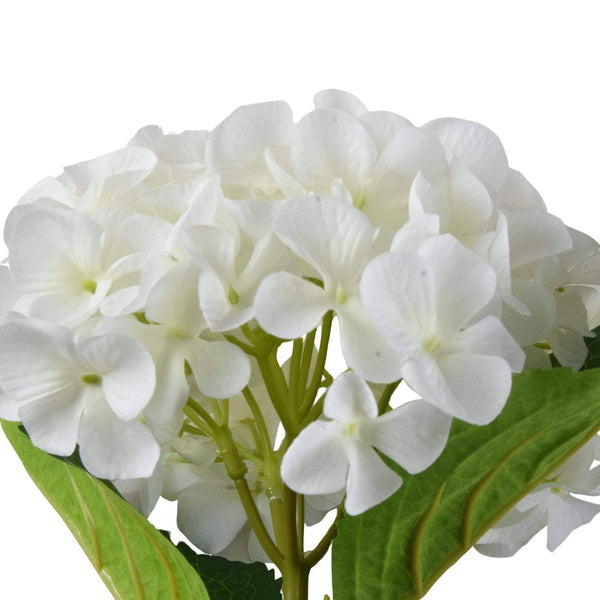 White Artificial Single Hydrangea