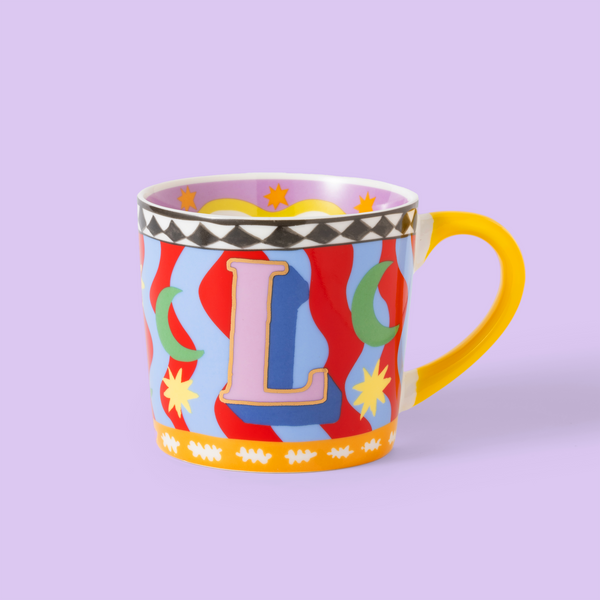 Alphabet Mugs by Eleanor Bowmer