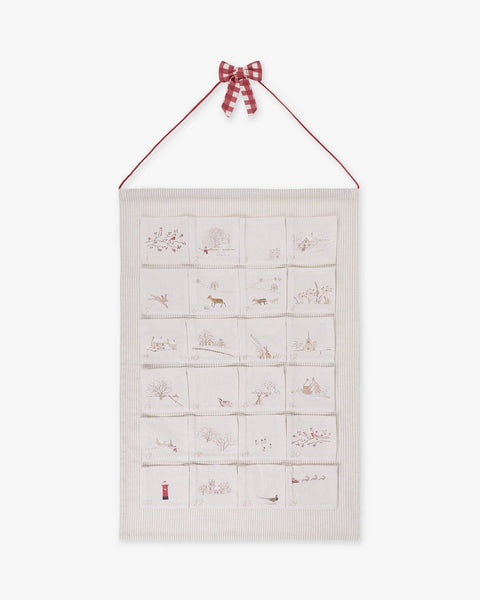 Snowy Village Fabric Advent Calendar