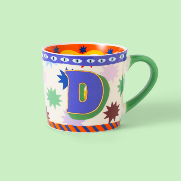 Alphabet Mugs by Eleanor Bowmer