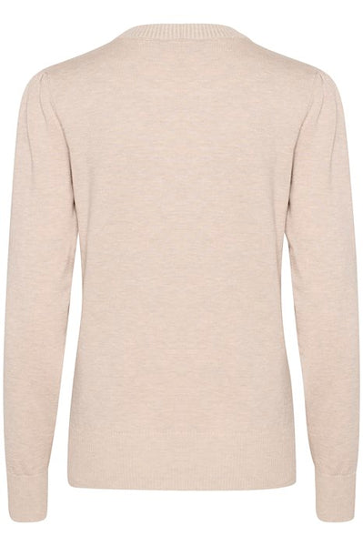 Cream Knit Jumper by Saint Tropez