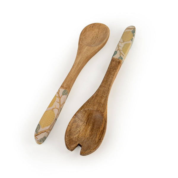 Set of 2 Mango Wood Salad Servers