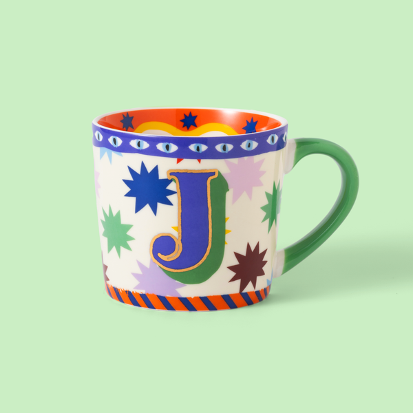 Alphabet Mugs by Eleanor Bowmer