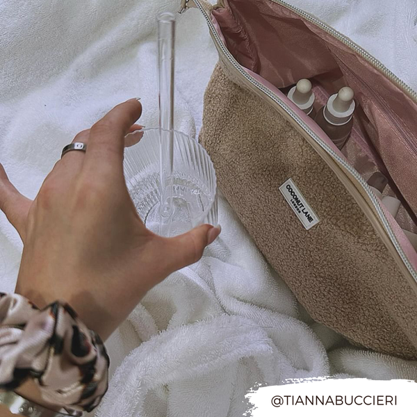 Neutral Teddy Washbag