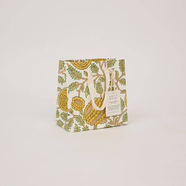 Block Printed Gift Bags Sunshine Refresh