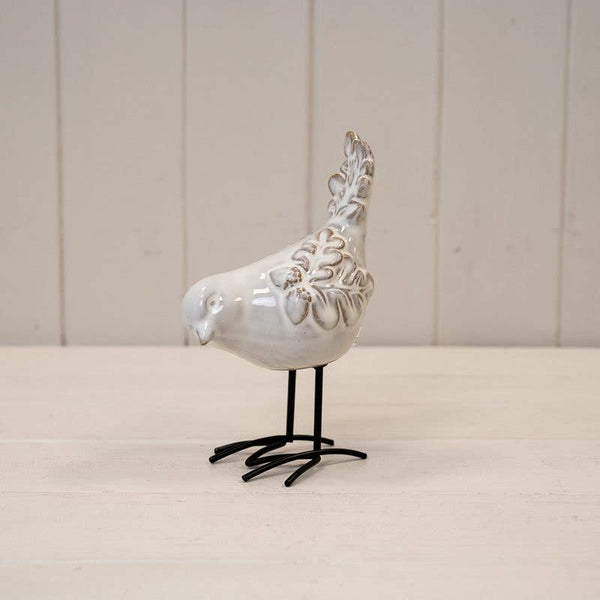 Bea Glazed Ceramic Bird Ornament