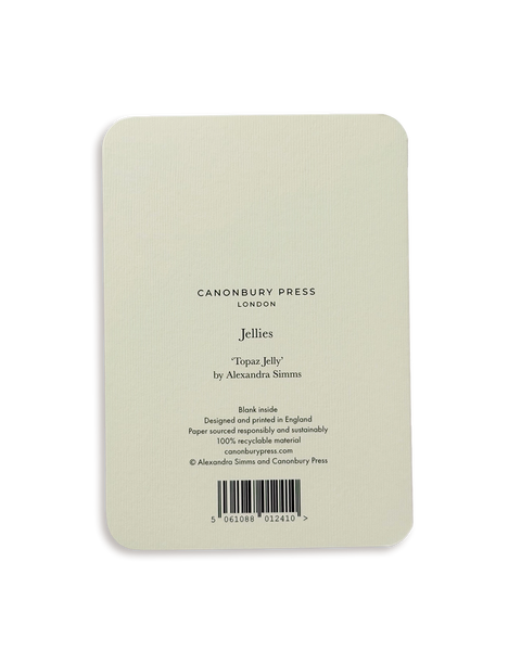 Topaz Jelly Greeting Card