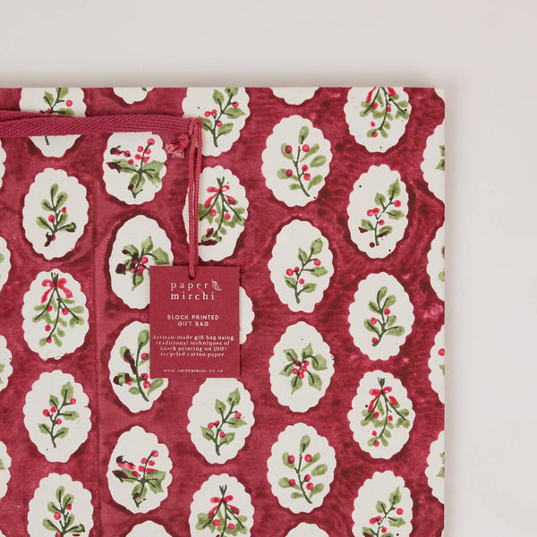 Large - Red Design Bags