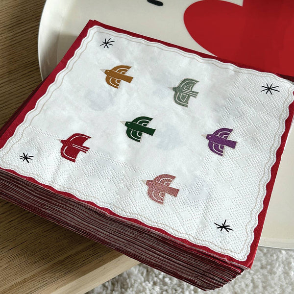 Bird paper napkin x20