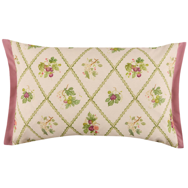 Fig Trellis Printed Outdoor Cushion Purple