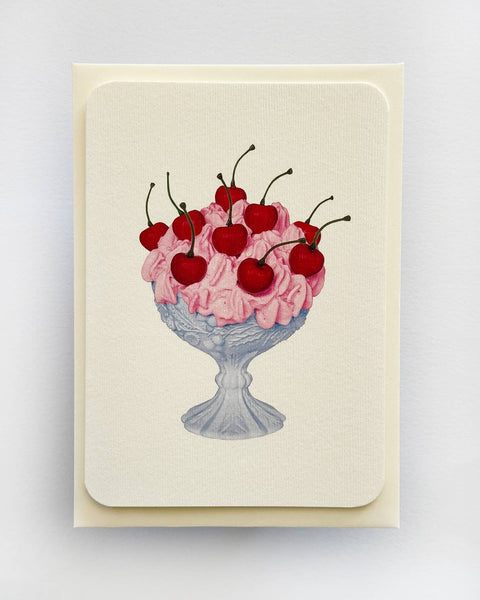Strawberry Chantilly Cream Greeting Card | Birthday Card