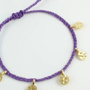 Lilac & Gold Bracelet by My Doris