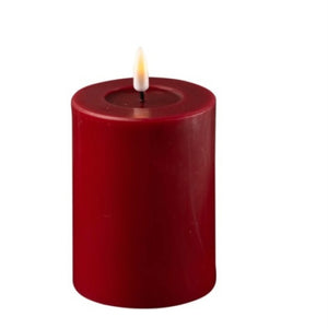 Bordeaux LED Candle 7.5cm x 10cm By Deluxe