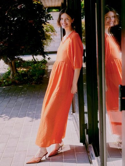 Fiesta Red Long Dress by B Young
