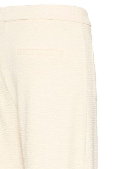 Almond Textured Jersey Cropped Trousers by Ichi