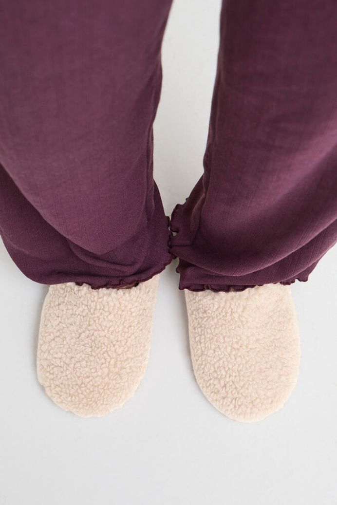 Walnut Boucle Slider