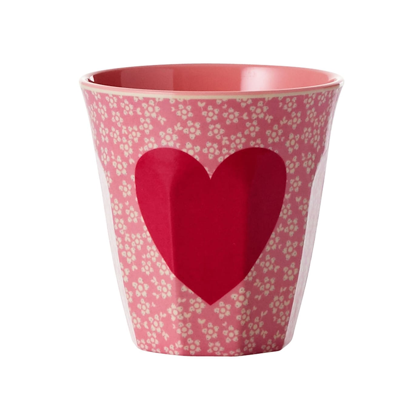 Heart Print Melamine Cup by Rice