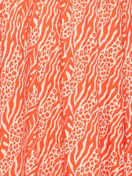Vibrant Animal Print Slip Dress by B Young