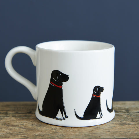 Black Labrador Mug by Sweet William