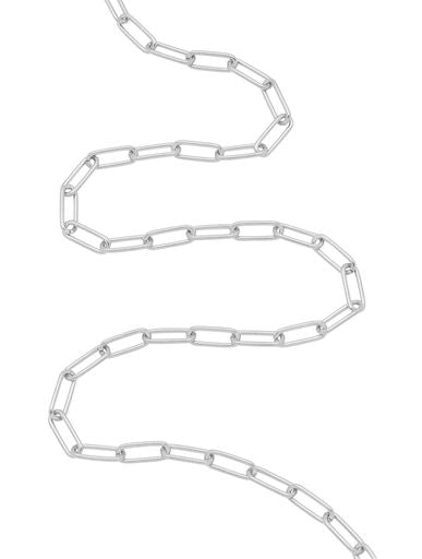 Paperclip Chain - Silver Plate - by Estella Bartlett