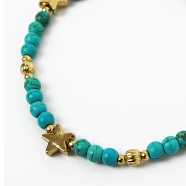 Turquoise Star Bracelet by My Doris