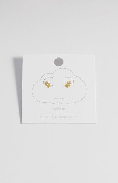 Duo Star Studs - Gold Plated - by Estella Bartlett