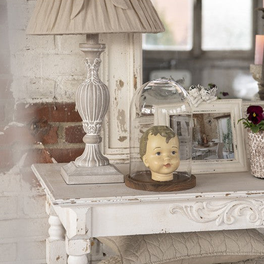 Elegant Wooden Lamp Base