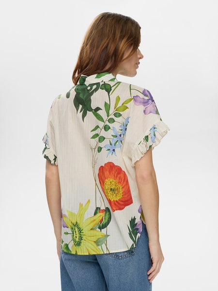 Poppy Print Shirt by Numph
