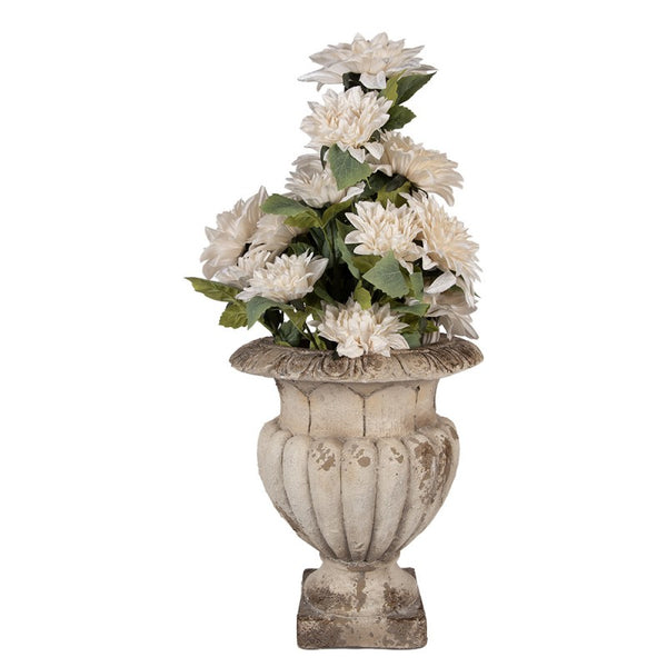 Elegant Beige Ceramic Planter