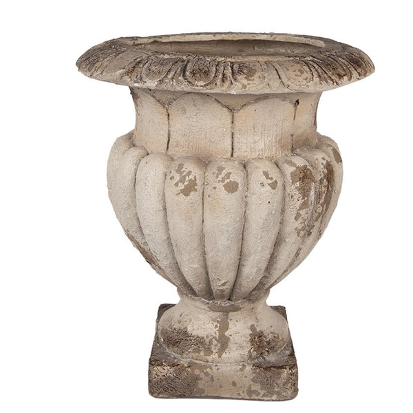 Elegant Beige Ceramic Planter