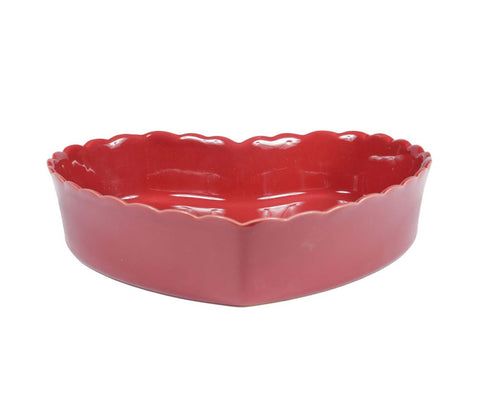 Ceramic Red Heart Dish